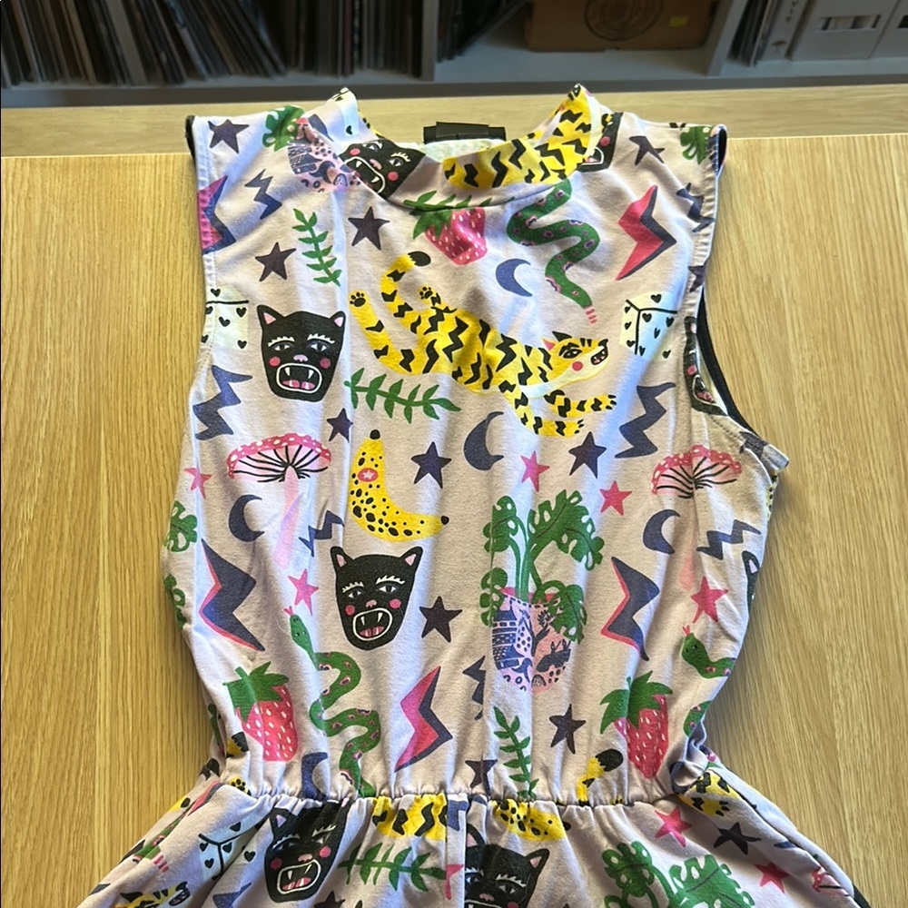 Nooworks Multicolor Graphic Dress